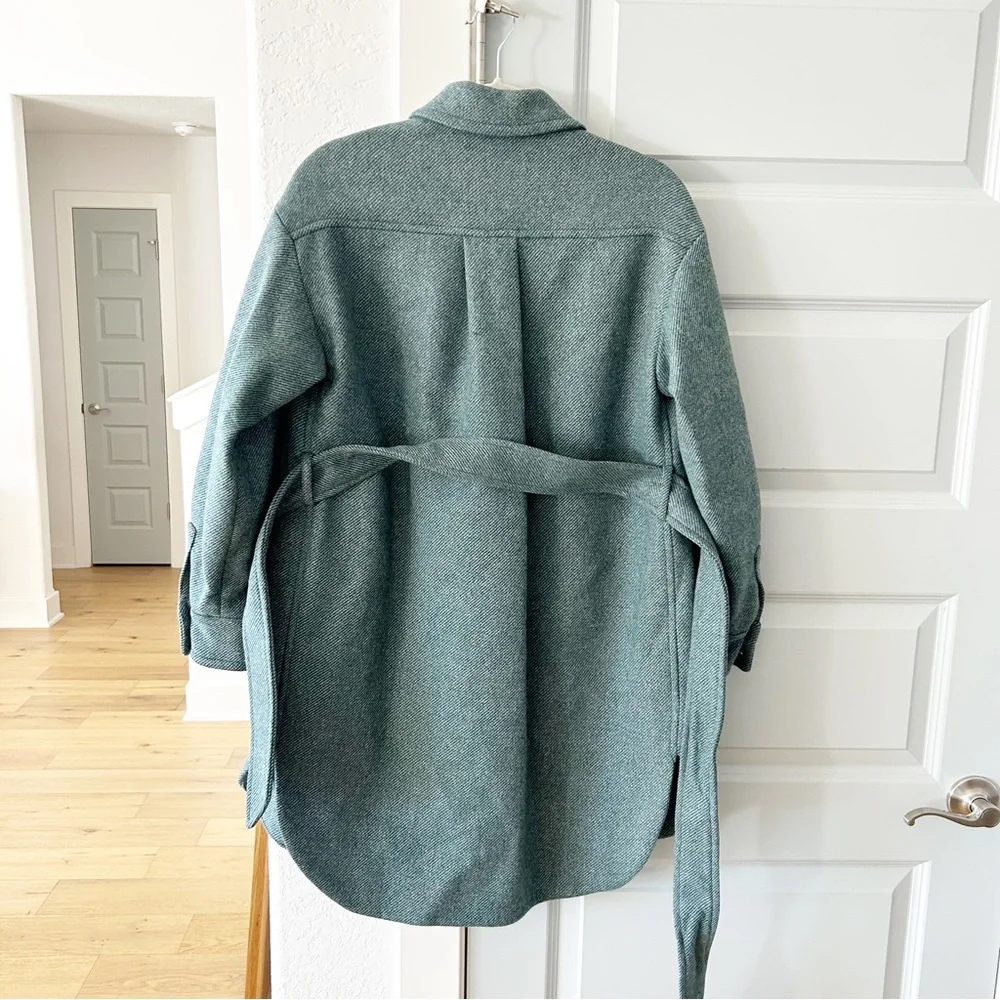 NWT Ted Baker Emerii Oversized Belted Shacket - Picture 6 of 9